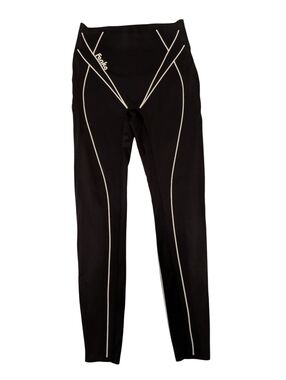 Fanka Shapewear Leggings Black with White Detailing Size Large